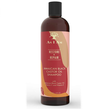 As I Am Jamaican Black Castor Oil Shampoo 12oz