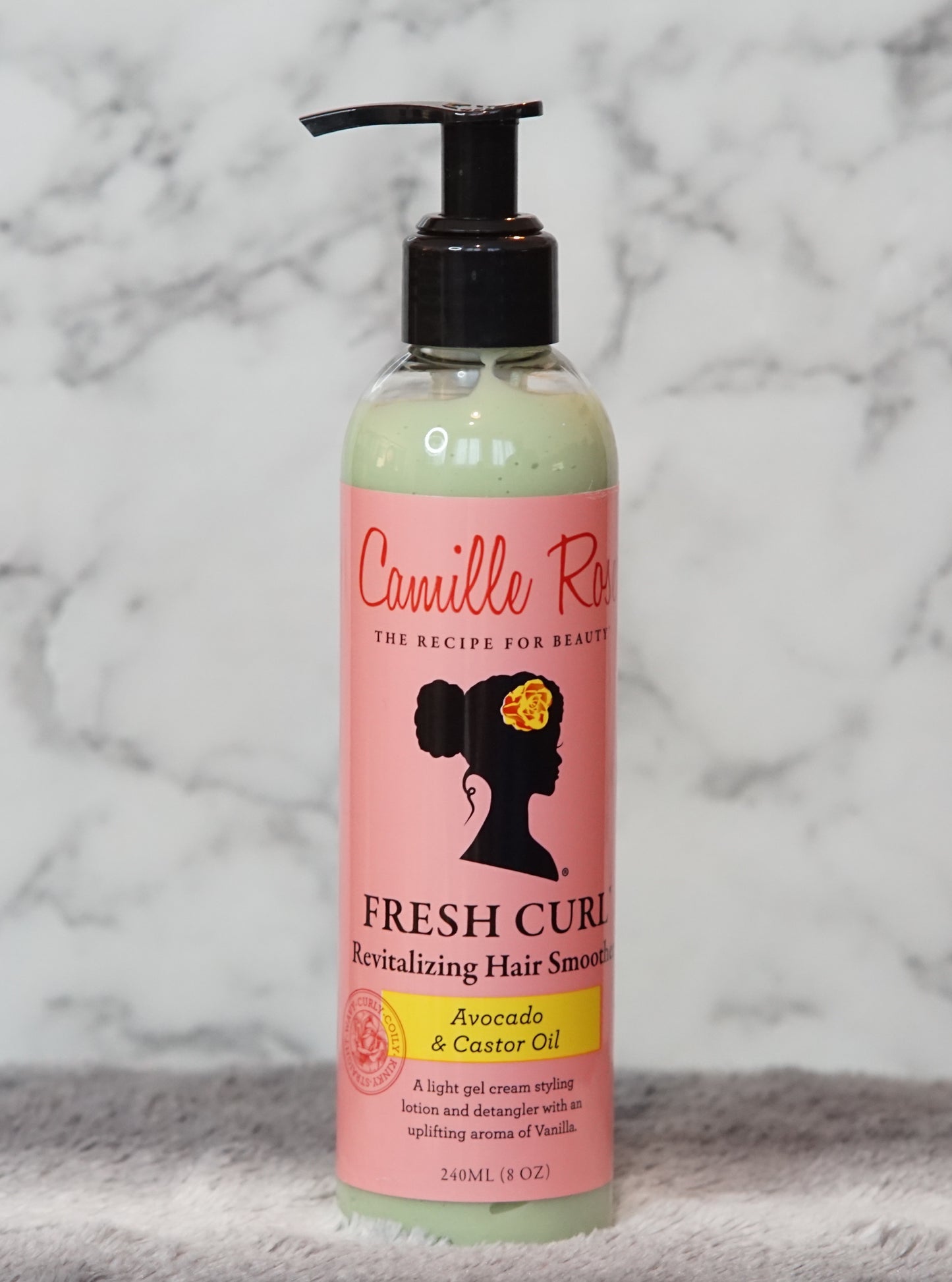 CAMILLE ROSE FRESH CURLS REVIALIZING HAIR SMOOTHER 8 OZ