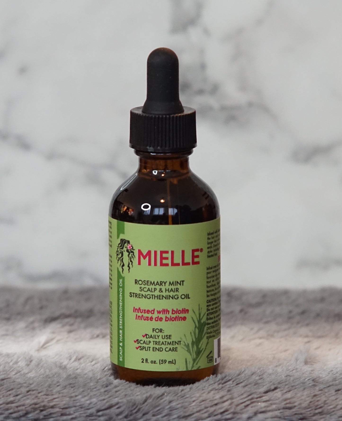 MIELLE ROSEMARY MINT SCALP & HAIR STRENGTHENING OIL 59 ML