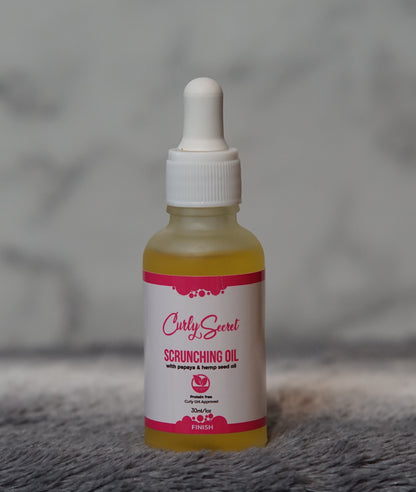 Scrunching oil - Curly secret